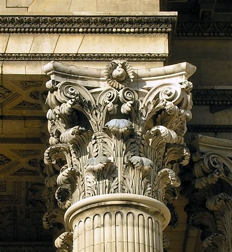 greek capitel close view.